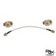 RJXHOBBY 1pcs RG316 15cm SMA Male to SMA Male with Connecting Line RF Coaxial Coax Cable Antenna Extender Cable Adapter Jumper