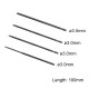 RJX 4pcs Hollow Handle Hex Screw driver Tools Kit Set 1.5mm / 2.0mm / 2.5mm / 3.0mm for RC Models Car Boat Airplane