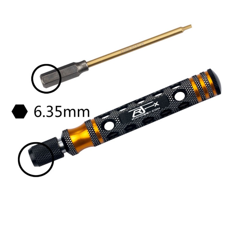 RJX 6.35mm 4 in1 Hex Screwdriver for RC Car helicopter FPV