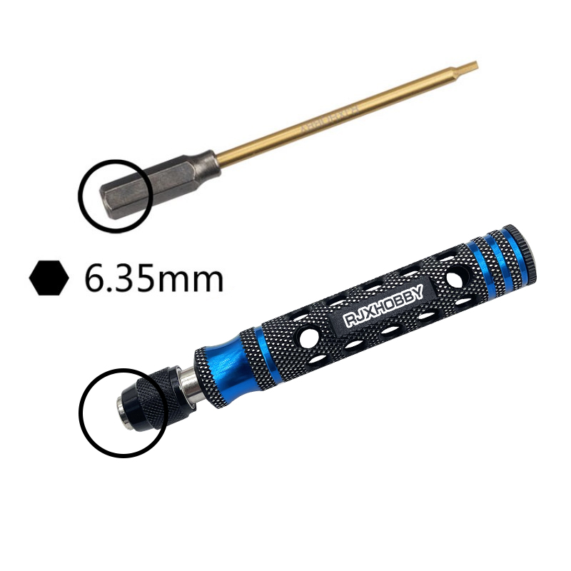 RJX 6.35mm 4 in1 Hex Screwdriver for RC Car helicopter FPV