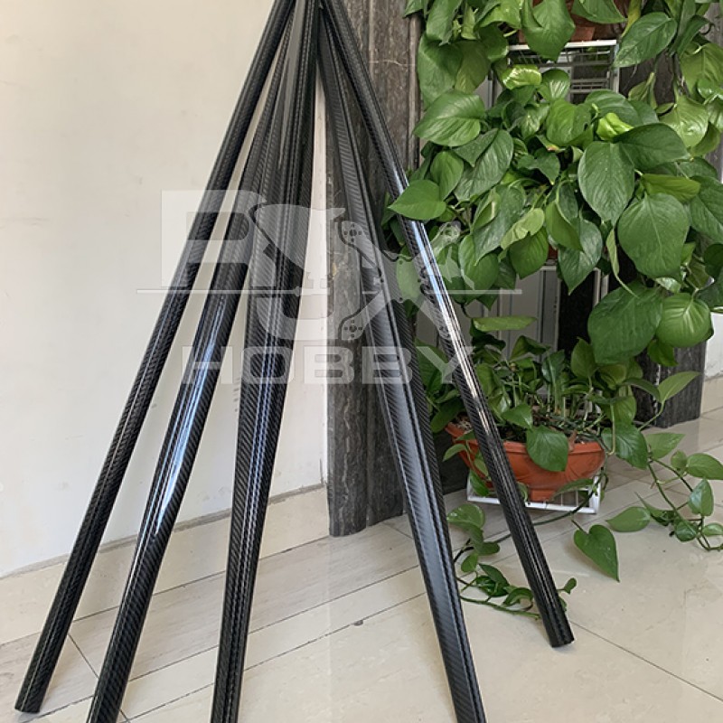 RJXHOBBY 26x32.4x1300mm Carbon Fiber Spearfishing Barrel（Filled Foam in it） #01