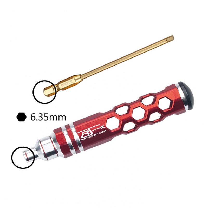 RJX 6.35mm 4 in1 Hex Screwdriver for RC Car helicopter FPV
