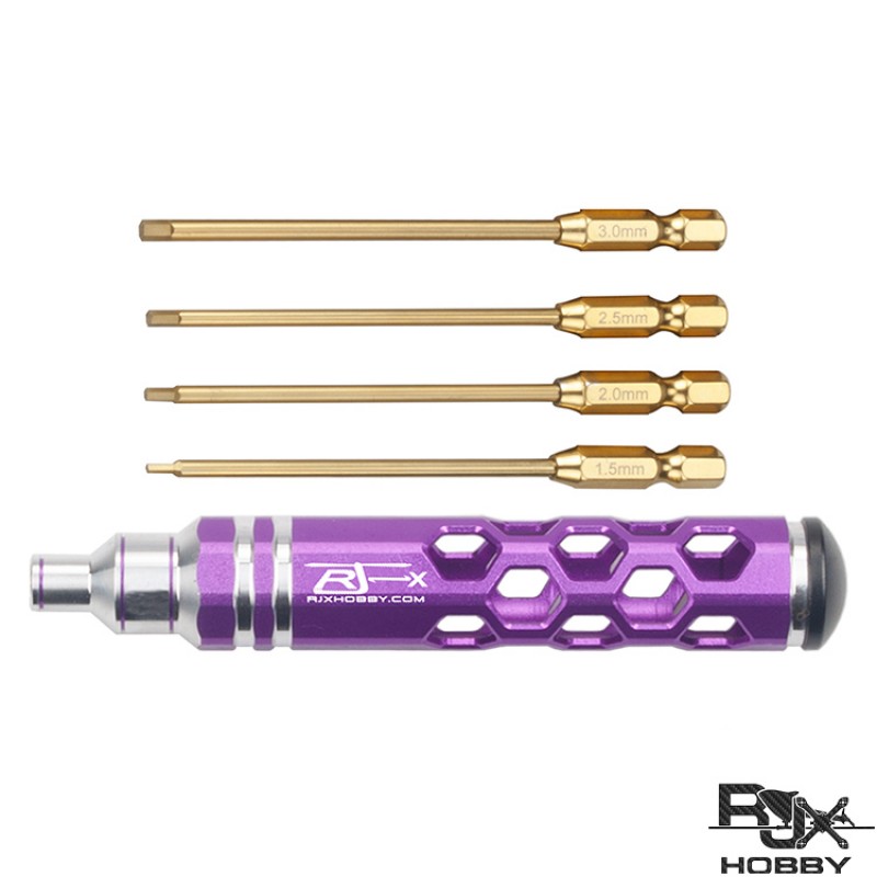 RJX 6.35mm 4 in1 Hex Screwdriver for RC Car helicopter FPV