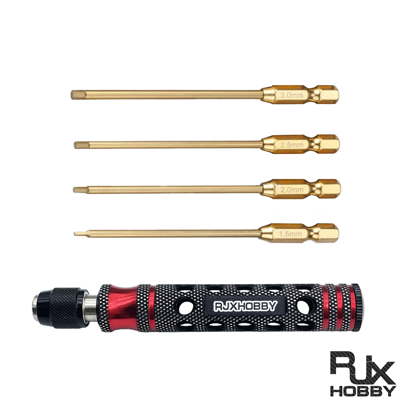 RJX 6.35mm 4 in1 Hex Screwdriver for RC Car helicopter FPV
