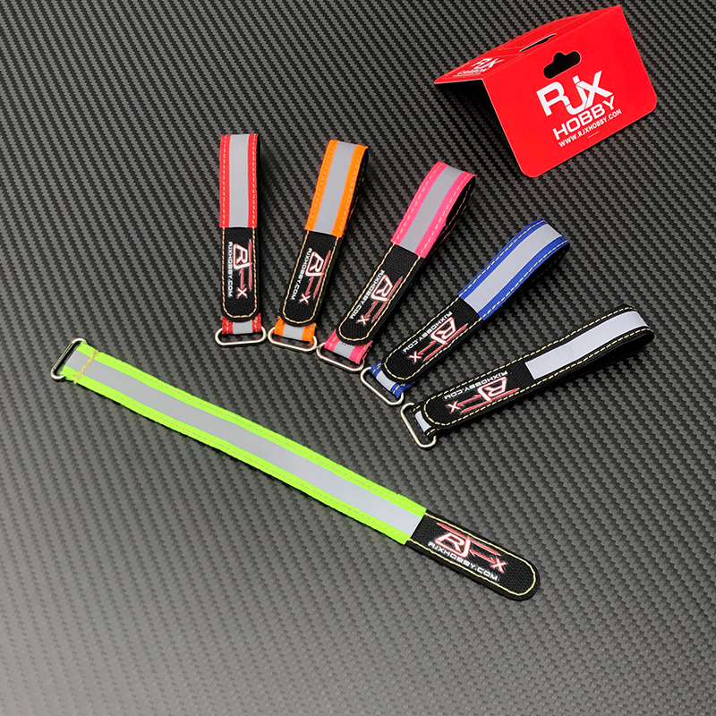 RJXHOBBY 2pcs Kevlar thread stitching Reflective Battery strap (Width: 20mm Length: 150 -400mm)