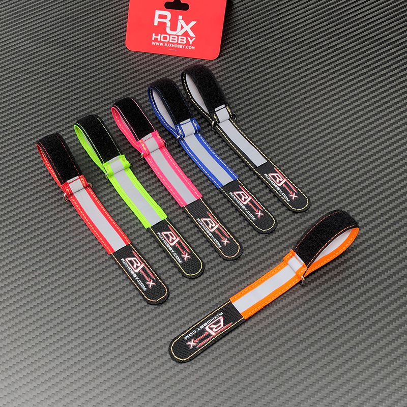 RJXHOBBY 2pcs Kevlar thread stitching Reflective Battery strap (Width: 20mm Length: 150 -400mm)