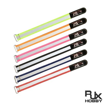 RJXHOBBY 2pcs Kevlar thread stitching Reflective Battery strap (Width: 20mm Length: 150 -400mm)