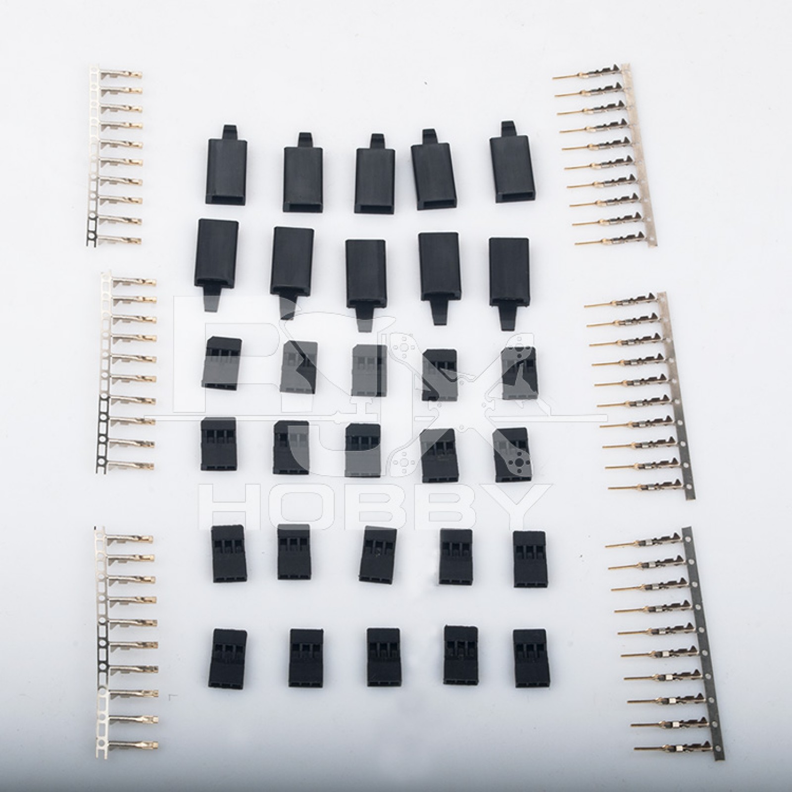 5 Prese Per Servo Futaba Con Contatti Dorati - PartCore 100079 - 3A/8A