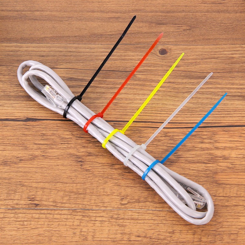 RJXHOBBY 40pcs Nylon Cable Ties Multi Color