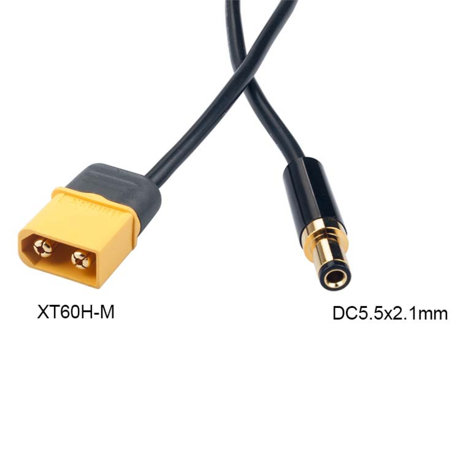 Teasteam DC5521 Auf XT60 Adapter, 2 Stück – DC 5,5x2,1 Mm Buchse Auf XT60 Stecker, Für RC-Modelle, Powerbanks, Laptops & Solargeneratoren
