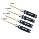 RJX 1.5 1.65 2.0 2.5mm Mini Titanium Alloy Hex Screwdriver for RC FPV