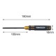 RJX Hex Screw driver Tools Kit 1.5mm / 2.0mm / 2.5mm / 3.0mm(Driver bit made by HSS)