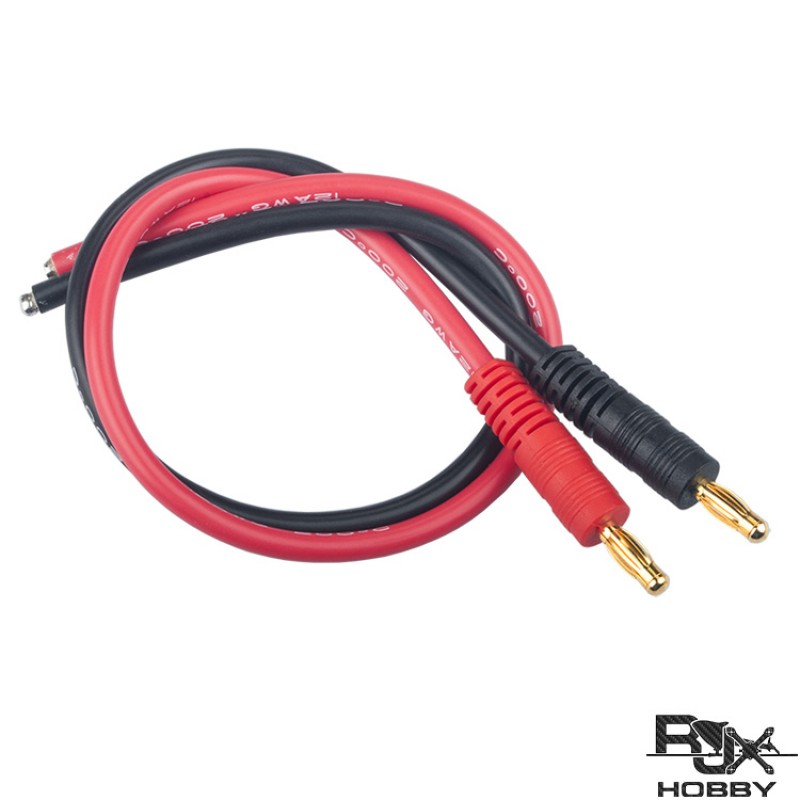RJX 300mm  12 AWG 4.0 banana head charging wire self welding adapter