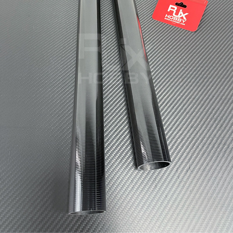 RJXHOBBY 1pcs Carbon Fiber Tapered Cone Shaped Tube