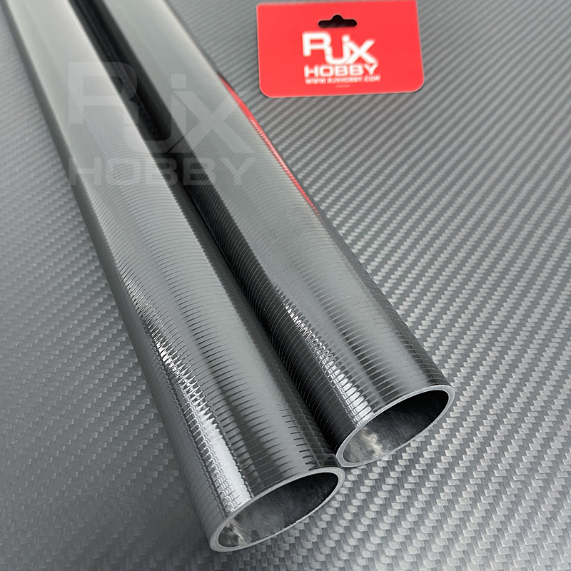 RJXHOBBY 1pcs Carbon Fiber Tapered Cone Shaped Tube