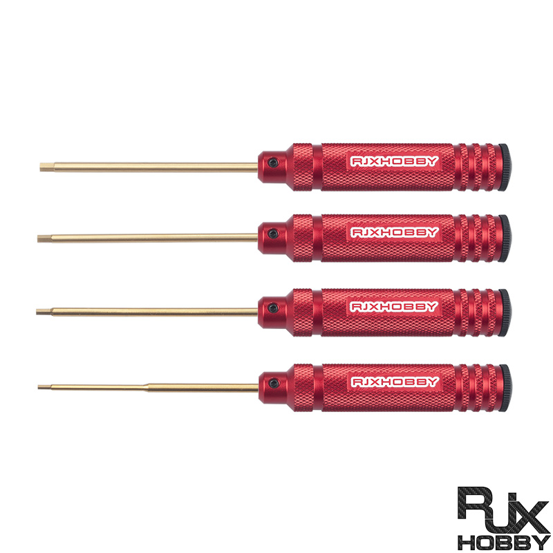 RJX Hex Screw driver Tools Kit 1.5mm / 2.0mm / 2.5mm / 3.0mm for RC Models Car Boat Airplane