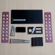 RJXHOBBY Carbon Fiber and Aluminium alloy Tools Rack Screwdriver Stand Holder for RC Model FPV
