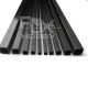 RJX 1pcs 1000mm Square Pultruded Carbon Fiber Tube Outside Square Inside Round OD:2-5mm