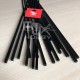RJX 1pcs 1000mm Square Pultruded Carbon Fiber Tube Outside Square Inside Round OD:2-5mm