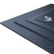 RJXHOBBY 1pcs 3K 100% Full Carbon Fiber Sheet 500x400x0.5-10mm(Twill matte )