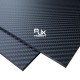 RJXHOBBY 1pcs 3K 100% Full Carbon Fiber Sheet 500x400x0.5-10mm(Twill matte )