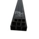 RJX 1pcs 1000mm Square Pultruded Carbon Fiber Tube Outside Square Inside Square OD:3-6mm
