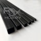 RJX 1pcs 1000mm Square Pultruded Carbon Fiber Tube Outside Square Inside Square OD:3-6mm