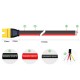 RJXHOBBY Amass AS150U Connector Anti Spark with Signal Pin with Short Silicone Wire Protective Cover (Male)