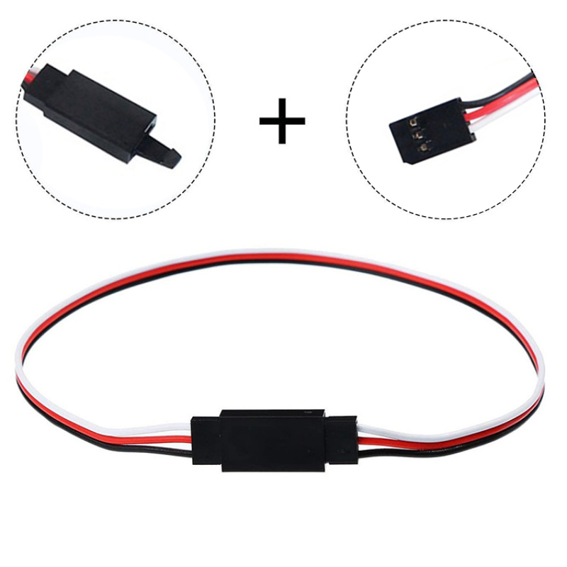 RJX Amass 60 Core 15cm 30cm 45cm 60cm 90cm Anti-off Servo Extension Wire Cable For Futaba