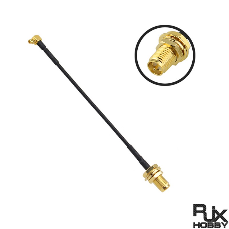 RJX MMCX Male  to RPSMA Female Adapter Connector Cable  For PANDARC VT5804/VT5804 PRO/VT5804 V2 V3/Flytower