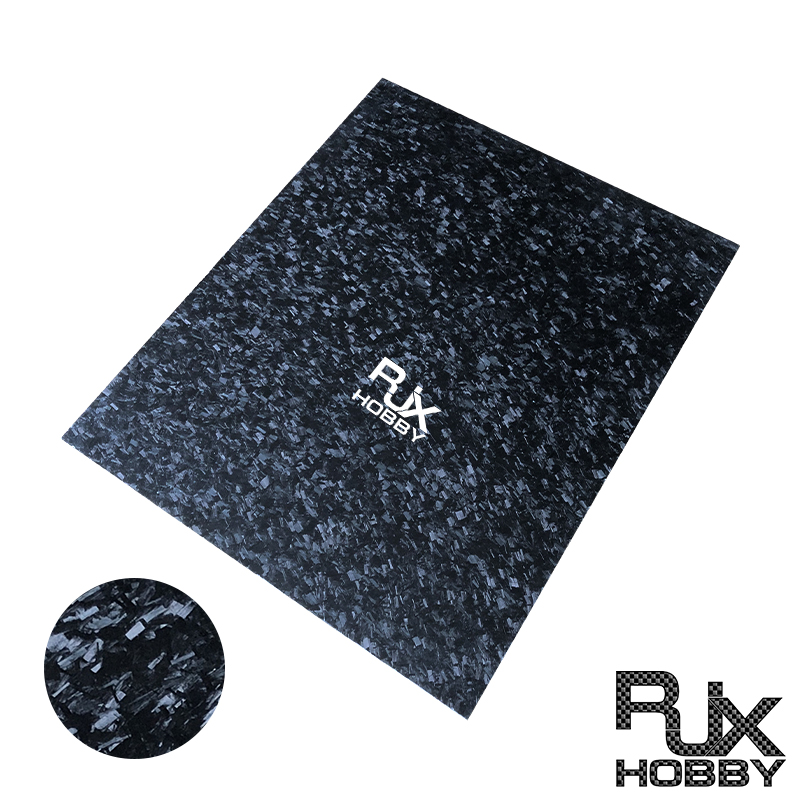 RJX T300 Forged Carbon Fiber Sheet 500x400x1.0-10mm