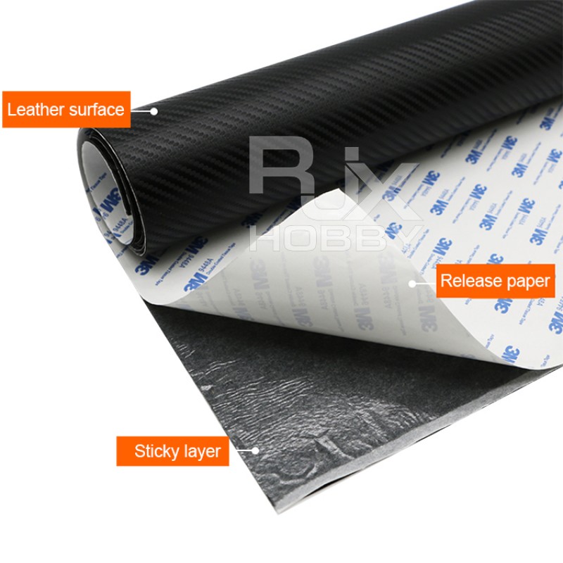 RJX 3D Carbon Fiber  Leather 3M Tape for DIY