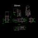 RJXHOBBY 1pcs V4 5° Z30 /Z25 Folding down Arm For Dia 30mm /25mm Automatic Double screw locking & spring RC Quadcopter Drone