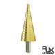 RJX 4-32mm HSS 6542 Titanium Coated Metal Step Drill Bit Cut Tool Set High Speed Steel Hole Cutter Cone Center Drill