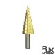RJX 4-20mm HSS 6542 Titanium Coated Metal Step Drill Bit Cut Tool Set High Speed Steel Hole Cutter Cone Center Drill