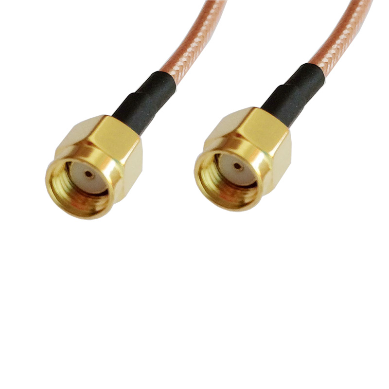 RJX 15cm RP-SMA Male to RP-SMA Male  Coaxial Cable