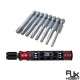 RJXHOBBY TP8/TP10/TP15/TP20/TP25/TP27/TP30/TP40 1/4inch 6.35mm L50mm Torx Head Bits with handle for Electric Screwdriver