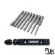 RJXHOBBY TP8/TP10/TP15/TP20/TP25/TP27/TP30/TP40 1/4inch 6.35mm L50mm Torx Head Bits with handle for Electric Screwdriver