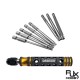 RJXHOBBY TP8/TP10/TP15/TP20/TP25/TP27/TP30/TP40 1/4 Inch 6.35mm L75mm Torx Head Bits with handle for Electric Screwdriver