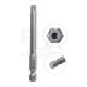 RJX 11pcs 1/4 Inch 6.35mm Length 75mm Torx Head Electric Screwdriver Bits Tip T6 ,T7,T8, T9,T10, T15, T20, T25, T27, T30, T40