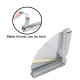 RJX 32PCS Blades Steel Feeler Gauge 0.0015-0.035 inch/ 0.04-0.88mm Dual Marked Metric and Imperial Gap Measuring Tool