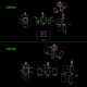 RJXHOBBY 1pcs 20/25/30mm CNC Folding Arm Tube Joint FPV System multirotor UAV Drone Spare Parts