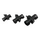 RJXHOBBY 1pcs 20/25/30mm CNC Folding Arm Tube Joint FPV System multirotor UAV Drone Spare Parts