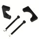 RJXHOBBY 1pcs 8/10/12/14/16/18/20/22/25/28/30/35/40mm Pipe clamps for carbon fiber tube/Aluminum tube clips carbon tube clip 