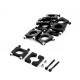 RJXHOBBY 1pcs 8/10/12/14/16/18/20/22/25/28/30/35/40mm Pipe clamps for carbon fiber tube/Aluminum tube clips carbon tube clip 