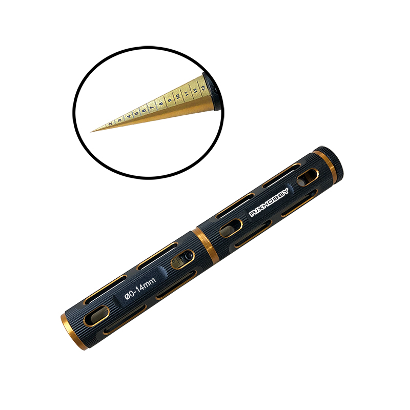 RJX Professional Universal Hollow Handle 0-14mm Reaming Knife Hole Drill Tool Knife Edge Reamer