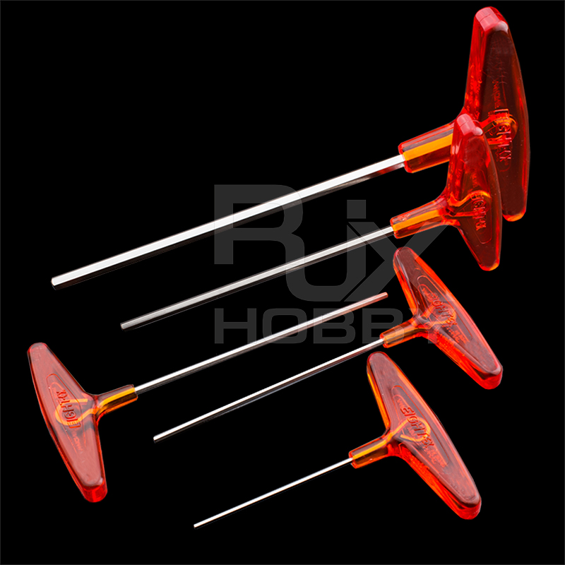 RJXHOBBY 1PCS T-type flat end hexagon wrench