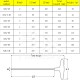 RJXHOBBY 1PCS T-type flat end hexagon wrench