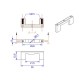 RJXHOBBY CNC XT60 / XT90 Plug Connector Holder/Fixed Mount for RC Model