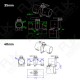RJXHOBBY 1pcs CNC Aluminium 28 / 30 / 35 / 40mm Tube Arm Folding transverse Connector for Plant Protection UAV Multicopter 
